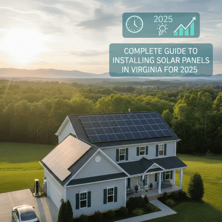Complete Guide To Installing Solar Panels In Virginia For 2025