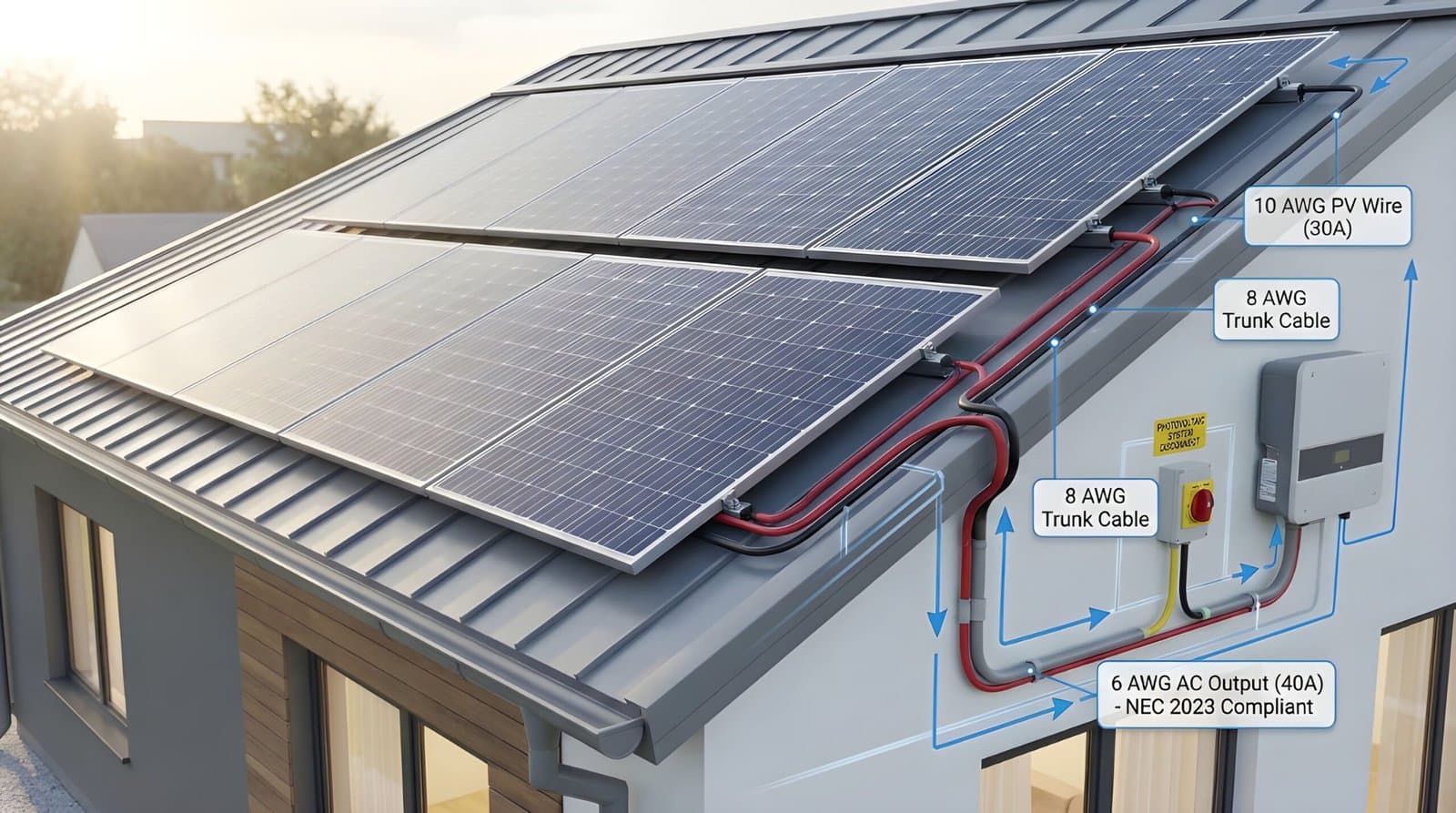 Wire Sizing For Solar PV Systems