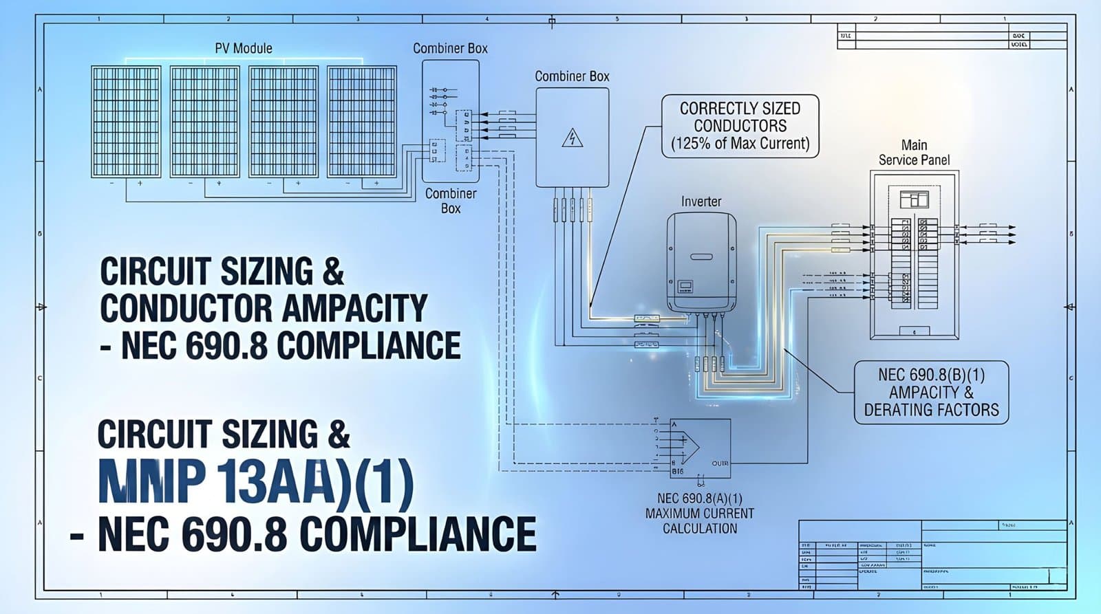 NEC 690.8 Circuit Requirements: Stop Permit Rejections With Correct Circuit Sizing