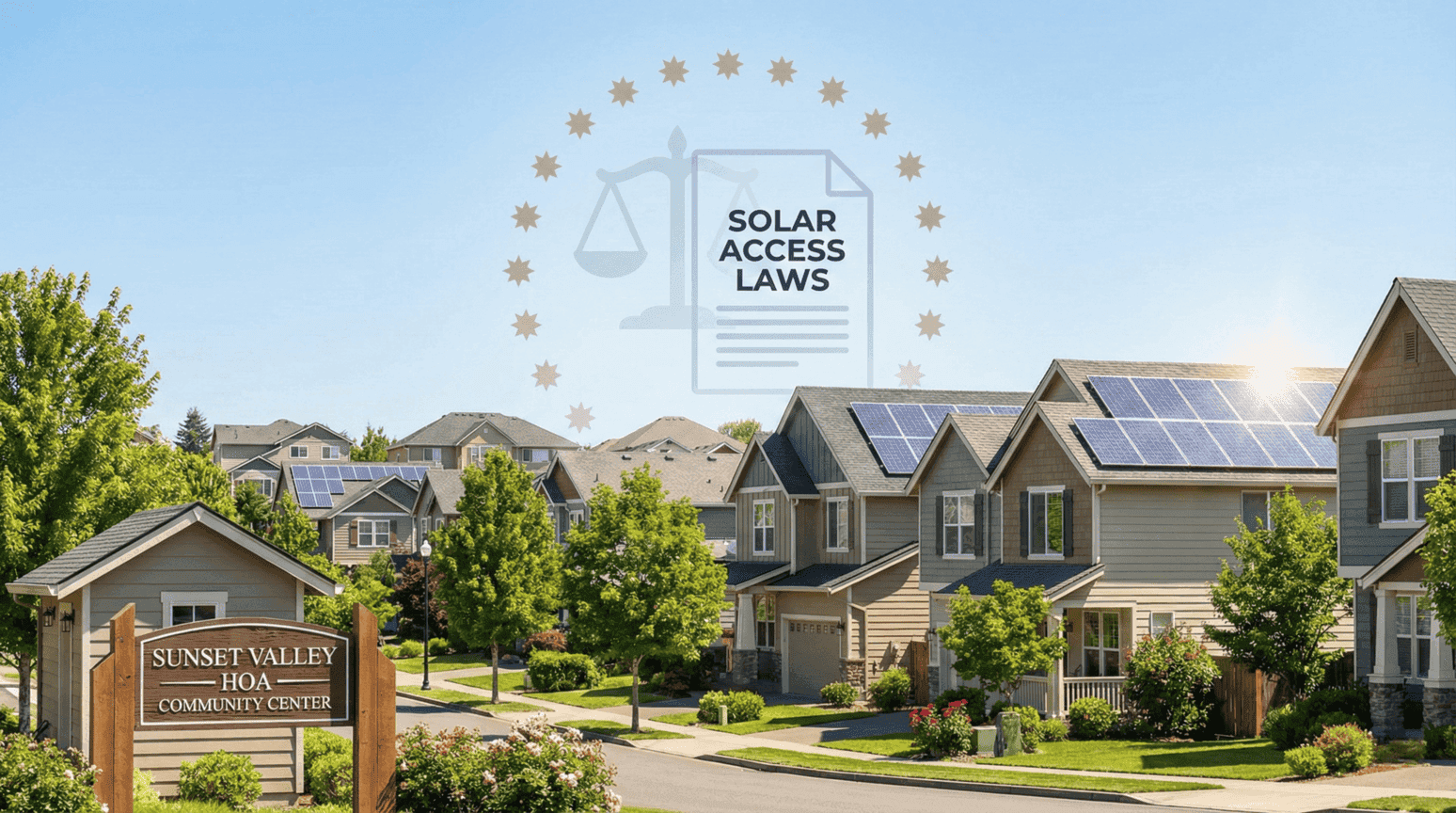 38 States With Solar Access Laws: Can Your HOA Legally Stop Solar Panel Installation?