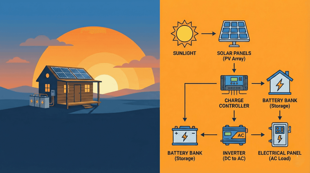 Off-Grid Solar System Requirements: Sizing, Permits & NEC Code Guide