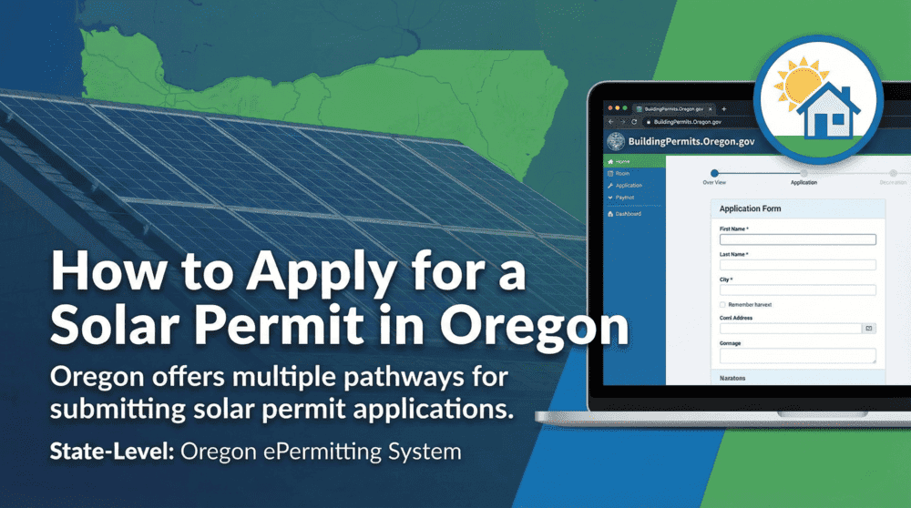 How To Get a Solar Permit In Oregon: Complete Guide
