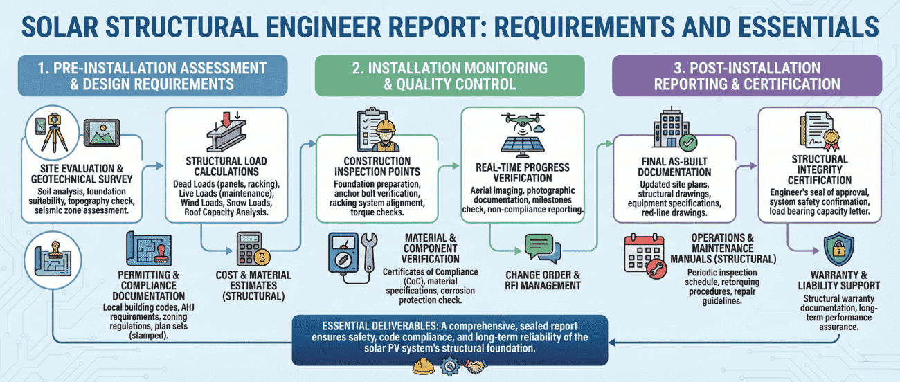 Solar Structural Engineer Report: Requirements And Essentials