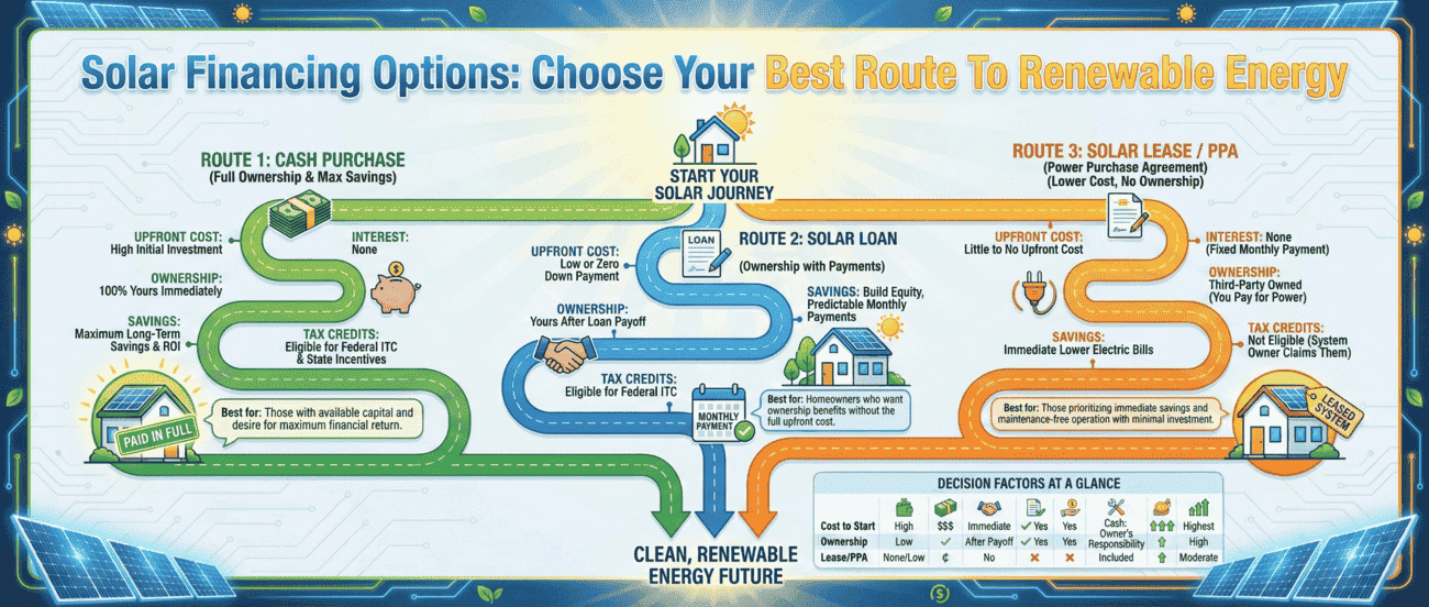 Solar Financing Options: Choose Your Best Route To Renewable Energy