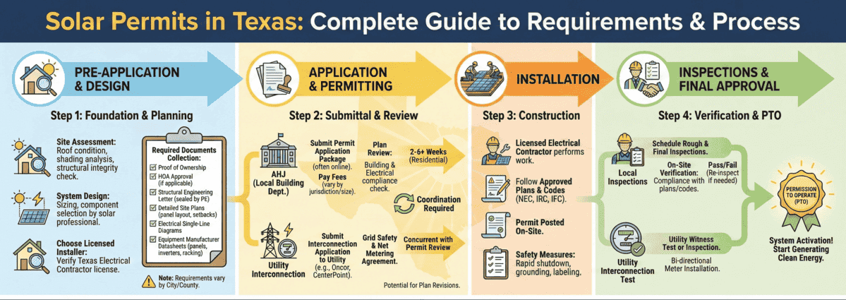 Solar Permits in Texas: Complete Guide to Requirements & Process