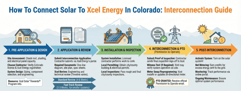 How To Connect Solar To Xcel Energy In Colorado: Interconnection Guide