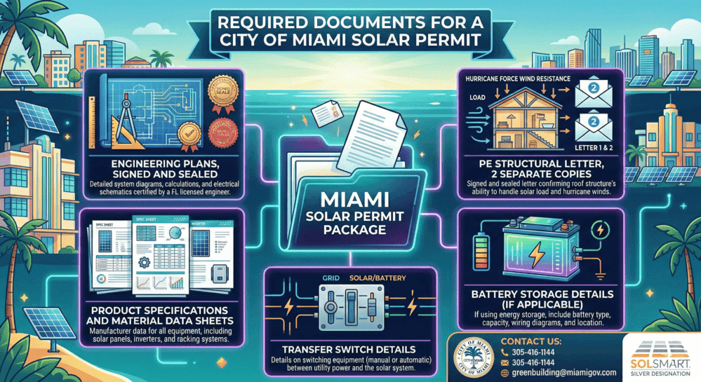 Infographic explaining bifacial solar panels, showing how they capture sunlight from both sides, key benefits, and mounting applications.