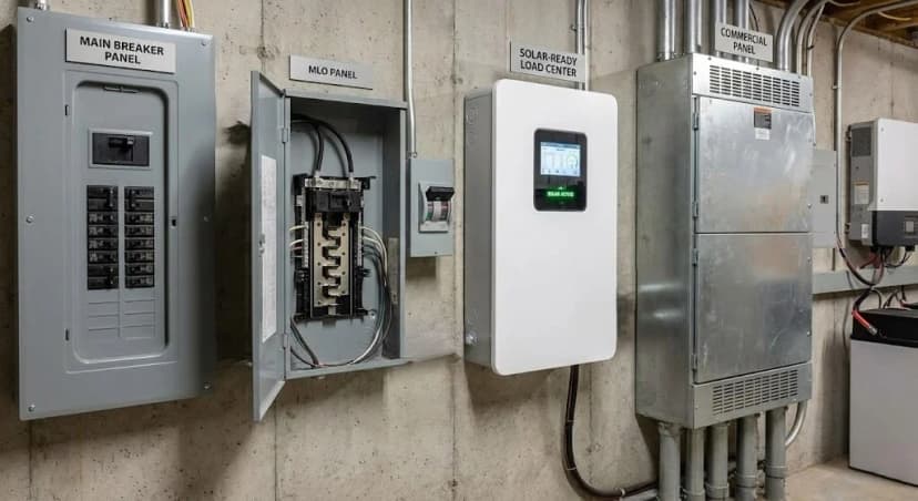 Common Panel US Electrical Panel Types For Solar Interconnection And Home Backup ...