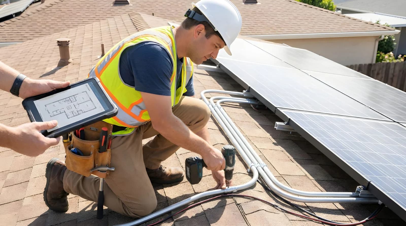 Cable Routing Solar Solar Conduit And Wire Routing Plans For Safe Installations