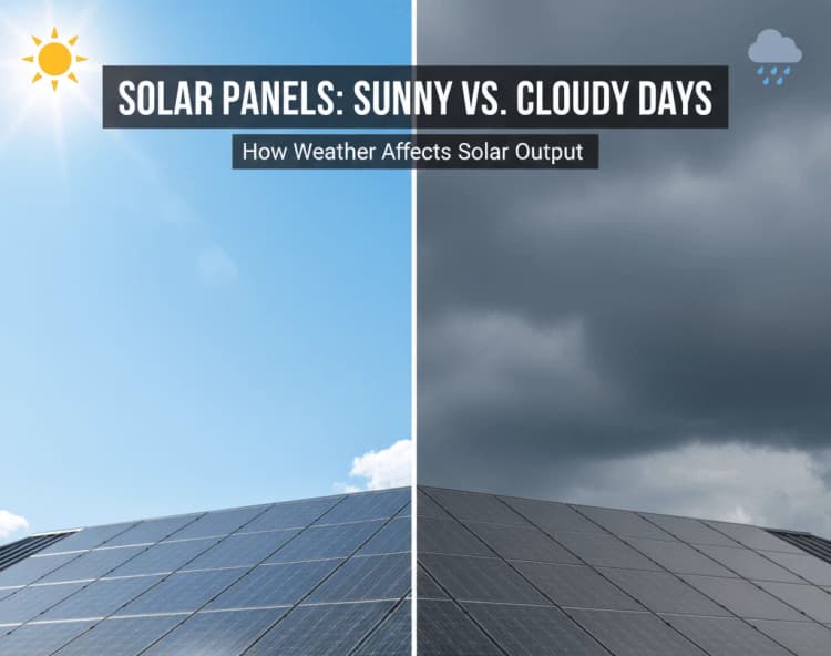 Solar Generators When Raining Do Solar Panels Still Work When It's Raining Or Cloudy? How Weather ...