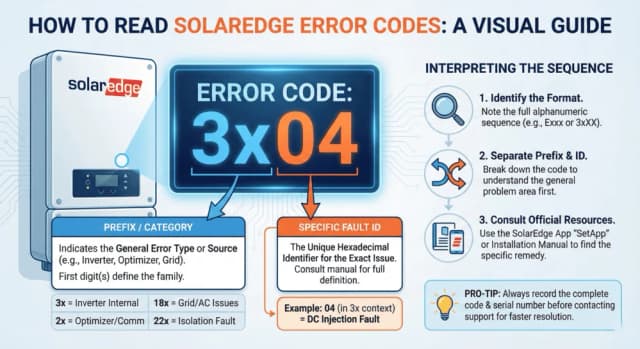 Wergy Error Code SolarEdge Inverter Error Codes: Complete Troubleshooting Guide